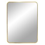 Miroir rectangulaire 50x70cm - laiton - madrid