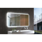 Bernstein - miroir rectangulaire lumineux led capteur de mouvements pour salle de bain - 2073 - 45x70cm ...