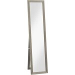 Homcom - miroir sur pied et mural rectangulaire dim. 37l x 40l x 157h cm aspect bois gris Homcom - miroir sur pied et mural rectangulaire dim. 37l x 40l x 157h cm aspect bois gris