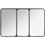 Miroir tripartite avec cadre en m�tal, miroir d�coratif de style moderne - 45 x 70, 5 cm, atmosphera ...