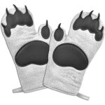 Mitaines de four ours mignon mitaines de four mitaines de cuisine r�sistant � la chaleur ensemble de ...