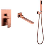 Mitigeur de baignoire � encastrer or rose bross� - sirius
