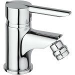 Mitigeur de bidet en laiton chrom� avec vidage 1 1 / 4 piralla serena 0se00094a16 chrom� - vidage automatique ...