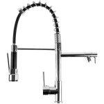 Mitigeur cuisine deux jets robinet avec douchette flexible et pivotante robinetterie rétractable evier ... Mitigeur cuisine deux jets robinet avec douchette flexible et pivotante robinetterie rétractable evier ...