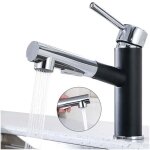 Mitigeur de cuisine avec douchette extractible robinet de cuisine 2 jets mitigeur d'evier rotatif � 120� ...