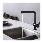 Mitigeur cuisine avec douchette extractible robinet d'evier rotation � 360�robinet de cuisine en acier ...