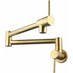 Mitigeur cuisine rabattable robinet mural, laiton robinetterie de cuisine rabattable  double poigne ...