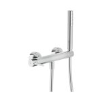 Nobili - mitigeur douche externe avec garniture de douche acquerelli s�rie aq93130 / 1cr chrom� - laiton ...