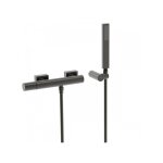 Tres - mitigeur douche noir mtallis bross 21116701kmb