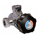 Robinet mitigeur presto alpa applique mâle g3 / 4' 20x27 débit 8l / min 5bars temporisé pour douche Robinet mitigeur presto alpa applique mâle g3 / 4' 20x27 débit 8l / min 5bars temporisé pour douche
