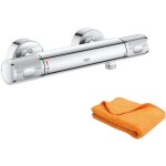 Mitigeur douche thermostatique grohe quickfix precision feel + microfibre