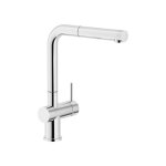 Nobili - mitigeur vier basse pression avec douchette extractible live series bplv117 / 1cr chrom - ...