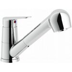 Nobili - mitigeur �vier blues avec douchette extractible - chrom�