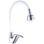 Mitigeur évier douche douchette pour maison cuisine flexible blanc Mitigeur évier douche douchette pour maison cuisine flexible blanc
