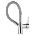 Fala - mitigeur �vier avec douchette flexible - gris