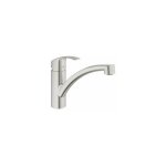 Mitigeur d'évier eurosmart bec plat supersteel Mitigeur d'évier eurosmart bec plat supersteel