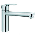 Mitigeur d'�vier grohe eurosmart, col de cygne, d�port 222 mm, chrom�