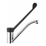 Idral - mitigeur d'vier avec levier clinique 09495 chrom - laiton