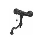 Gattoni rubinetteria - mitigeur évier mural avec bec orientable noir mat gattoni orta old 2762 / 27n0. ... Gattoni rubinetteria - mitigeur évier mural avec bec orientable noir mat gattoni orta old 2762 / 27n0. ...