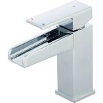 Essebagno - mitigeur lavabo cascade bas luzz chrome