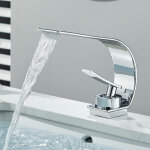 Zamery - mitigeur lavabo cascade robinet de salle de bain robinet lavabo mitigeur vasque robinetterie ... Zamery - mitigeur lavabo cascade robinet de salle de bain robinet lavabo mitigeur vasque robinetterie ...