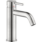 Nobili - mitigeur lavabo live avec vidage push inox