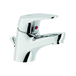 Nobili - mitigeur de lavabo monocommande 112 mm en laiton chrom hera