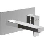 Villeroy&boch - mitigeur lavabo mural villeroy et boch architectura square avec vidage push open chrome ...