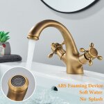 Suguword - mitigeur de lavabo r�tro, robinet de lavabo moderne de haute qualit� avec design en m�tal ...