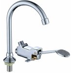 Mitigeur de lavabo, robinet à pédale à pédale robinet d'évier de cuisine robinet de salle de bain mélangeur ... Mitigeur de lavabo, robinet à pédale à pédale robinet d'évier de cuisine robinet de salle de bain mélangeur ...