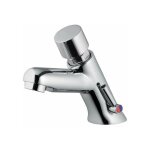 Caesaroo - mitigeur de lavabo temporis� avec mitigeur � levier lat�ral idral modern 08212 chrom�