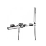 Mitigeur mural bain et douche avec cascade project colors chrome - tres 21117001
