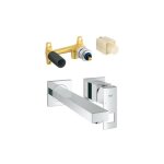 Mitigeur lavabo mural grohe eurocube taille m + corps encastr