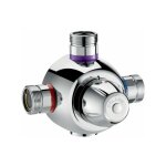 Mitigeur collectif thermostatique m1'1 / 4' - 140l / mn