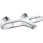 Grohtherm 1000 mitigeur baignoire thermostatique hoh 15cm avec raccords chrome - grohe Grohtherm 1000 mitigeur baignoire thermostatique hoh 15cm avec raccords chrome - grohe