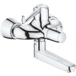 Grohe - grohtherm special mitigeur thermostatique mural avec commande coud�e chrom�