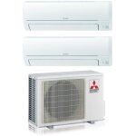 Mitsubishi electric - dual split air conditioner series smart msz hr 9000 + 12000 avec mxz - 2ha50vf ...