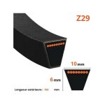 Courroie de traction tondeuse ggp / castelgarden z29