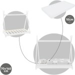 Ml - design - lit d'enfant tipi 70 x 140 cm blanc avec matelas à mousse froide hypoallergénique et sommier ... Ml - design - lit d'enfant tipi 70 x 140 cm blanc avec matelas à mousse froide hypoallergénique et sommier ...