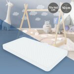 Ml - design - matelas enfant 70x140x10 cm, en mousse  froid, certifi oeko tex 100, avec housse amovible ...