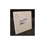 Boite de dérivation à encastrer 92x92x45mm avec couvercle vis blanc wbox Boite de dérivation à encastrer 92x92x45mm avec couvercle vis blanc wbox