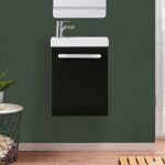 Meuble lave - mains suspendu nevada avec poign�e porte serviette