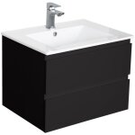 Mob - in - meuble simple vasque 60cm sorrento dcor chne + vasque
