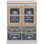 Mobili rebecca - rebecca mobili armoire vitrine shabby avec 4 tiroirs et 2 portes en bois blanc beige ... Mobili rebecca - rebecca mobili armoire vitrine shabby avec 4 tiroirs et 2 portes en bois blanc beige ...