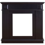 Mobili rebecca - rebecca mobili cadre decoratif cheminée decorative bois noir 100x109x26 Mobili rebecca - rebecca mobili cadre decoratif cheminée decorative bois noir 100x109x26