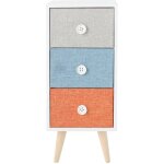 Mobili rebecca - rebecca mobili commode table de chevet petit meuble salle de bain blanc gris 4 tiroirs ... Mobili rebecca - rebecca mobili commode table de chevet petit meuble salle de bain blanc gris 4 tiroirs ...
