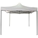 Mobili rebecca - rebecca mobili gazebo pliant blanc m�tal polyester terrasse jardin 3x3