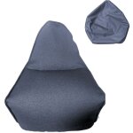 Mobili rebecca - rebecca mobili housse de pouf fauteuil vide bleu polyester intrieur 70x80x90