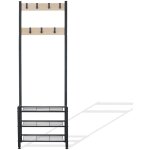 Mobili rebecca - rebecca mobili meuble suspendu d'entre porte manteaux avec 3 tagres  chaussures ...
