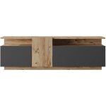 Mobili rebecca - meuble tv rebecca mobili elais 46, 5x150x29, 5 panneau de particules chêne clair gris ... Mobili rebecca - meuble tv rebecca mobili elais 46, 5x150x29, 5 panneau de particules chêne clair gris ...